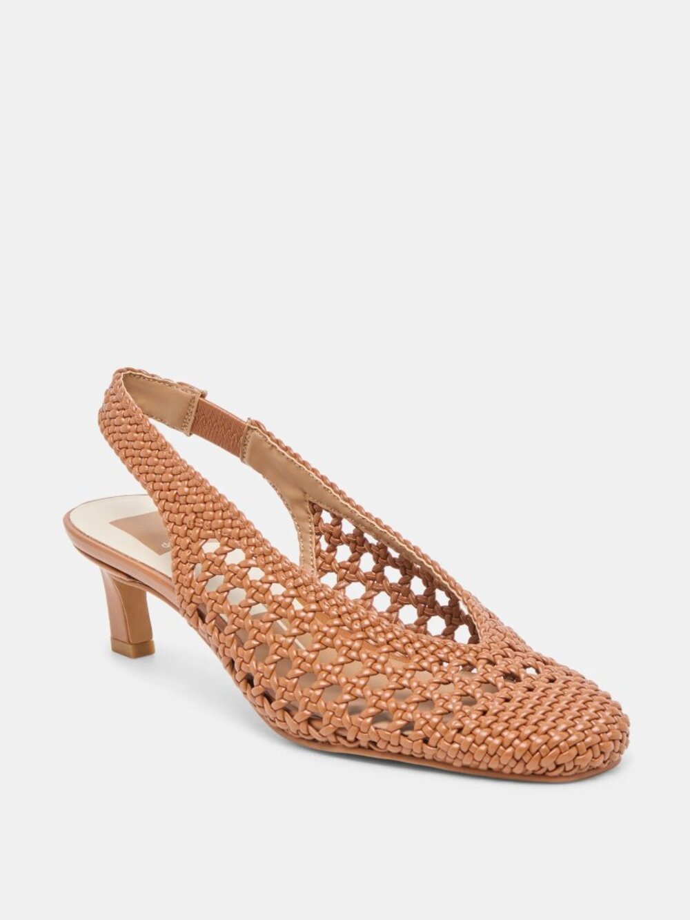 Dolce Vita Fawne Heels Saddle Woven Stella Size 8 - Worn Only Once